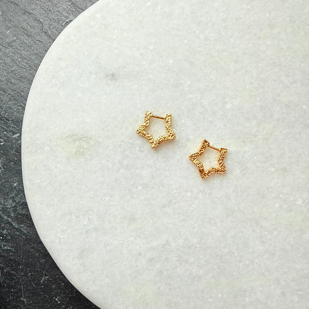 Mini star hoops