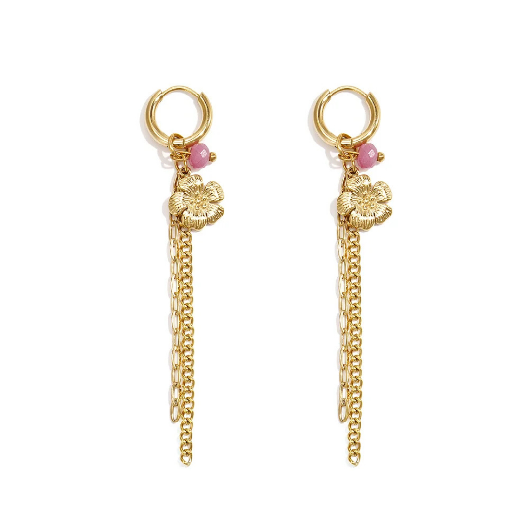 Wildflower Drop hoops