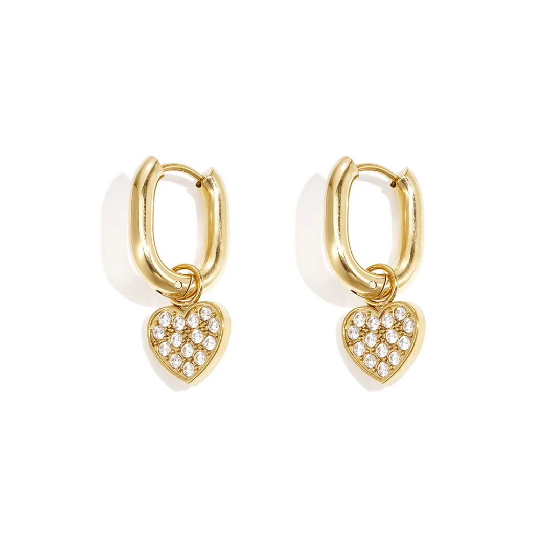 Shine heart hoops