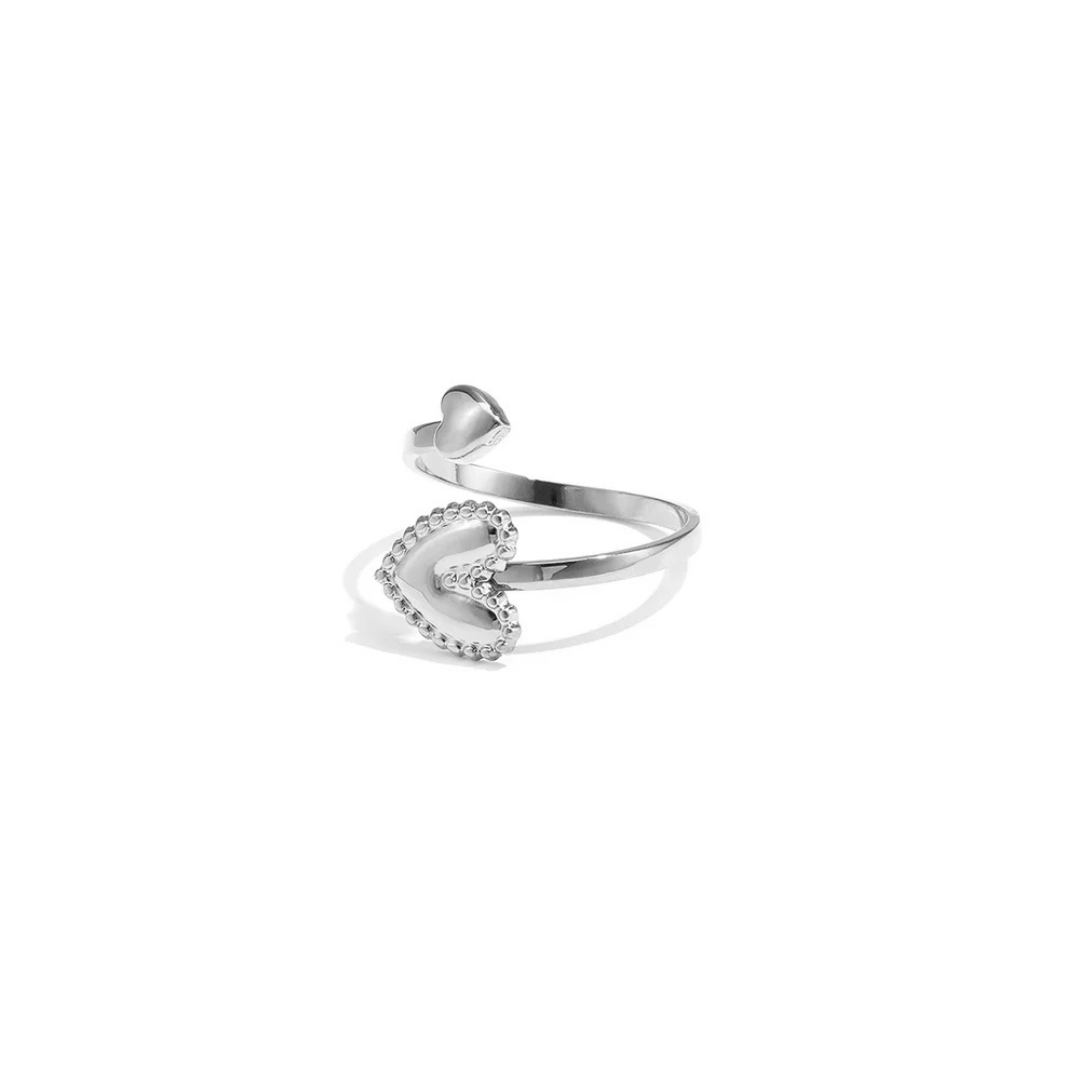 Twin Heart Ring