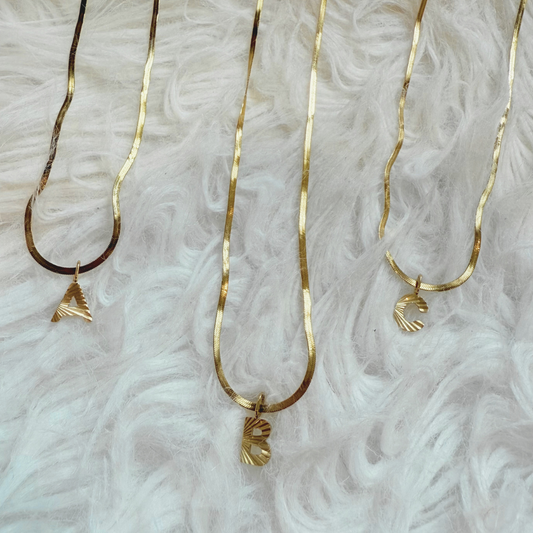 Snake letter halskæde