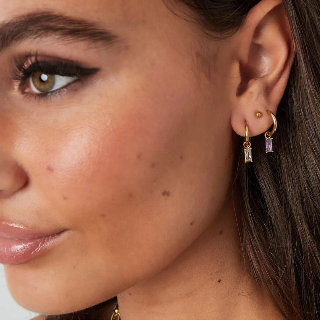Crystal hoops