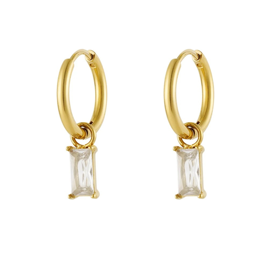 Crystal hoops