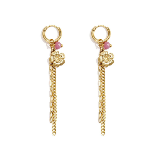 Wildflower Drop hoops