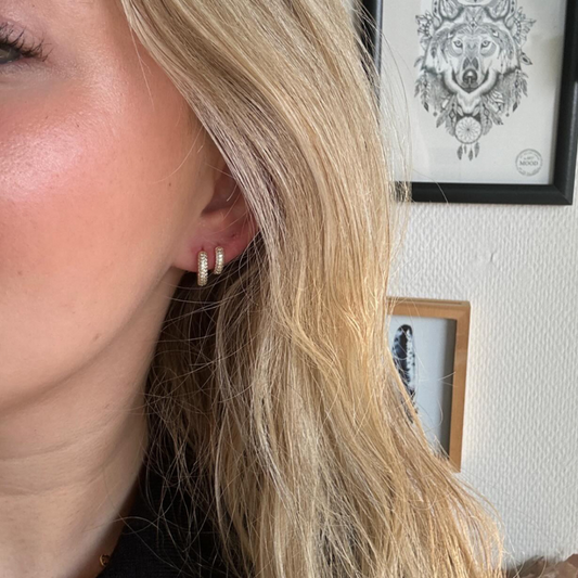 Glowie hoops (Guld)