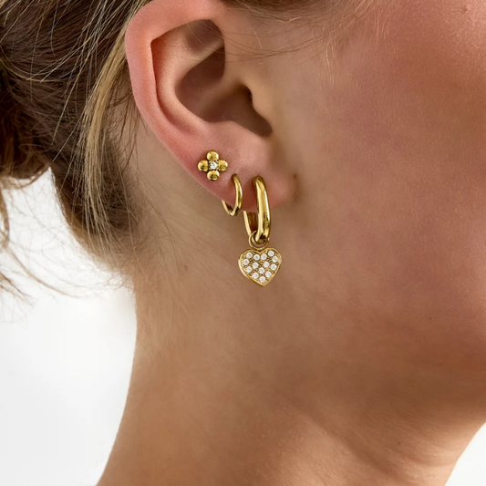 Shine heart hoops
